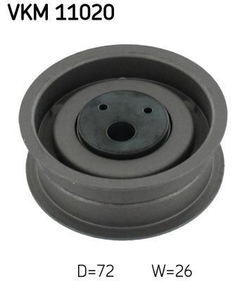 Galet tendeur de courroie de distribution (Galet tendeur de courroie crantée) SKF ref. VKM 11020